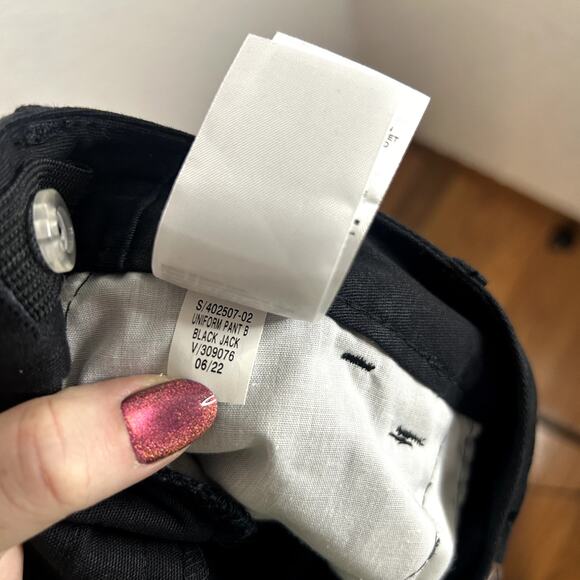 Old Navy Boot Cut Stretch Uniform Pant Womens Size 10 Black Jack NWT NEW - Picture 7 of 7